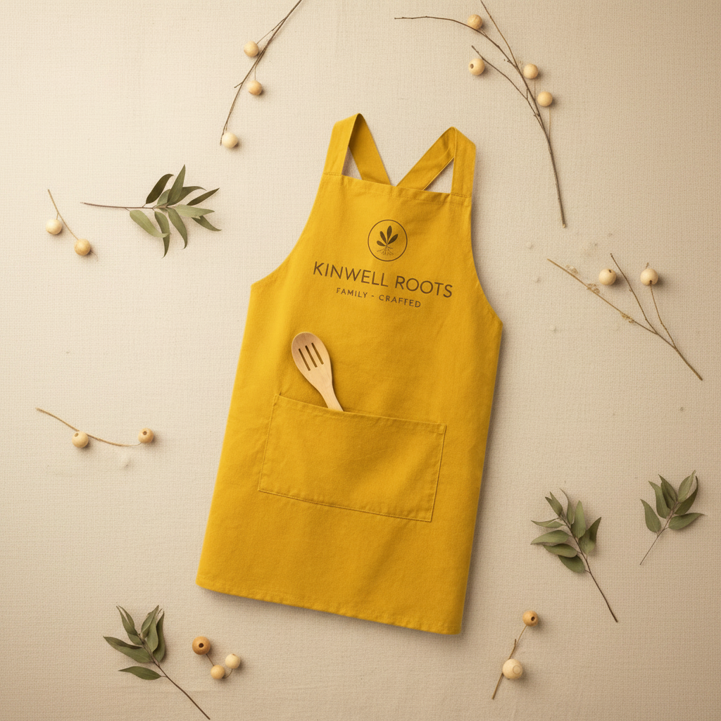 Mustard Yellow Apron Square